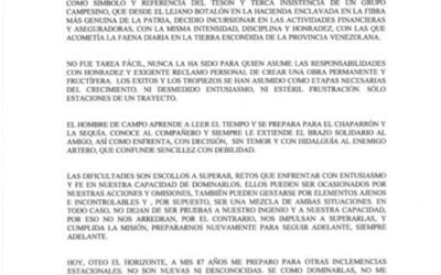 Mensaje del Dr. Iván Darío Maldonado sobre Seguros La Previsora. 1 pág.